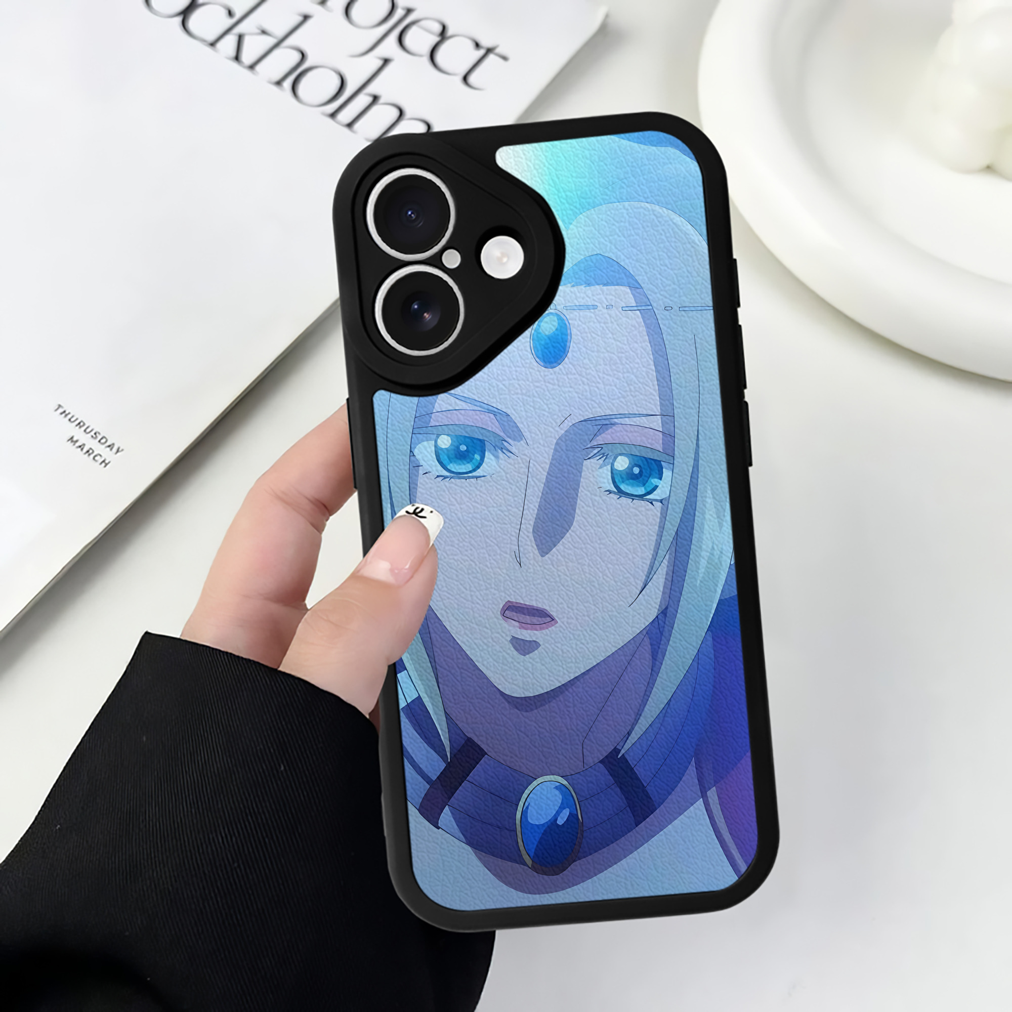薬屋のひとりごと The Apothecary Diaries 【iPhone 16シリーズ対応】シリコンスマホケース（レザー調） 材質：シリコン